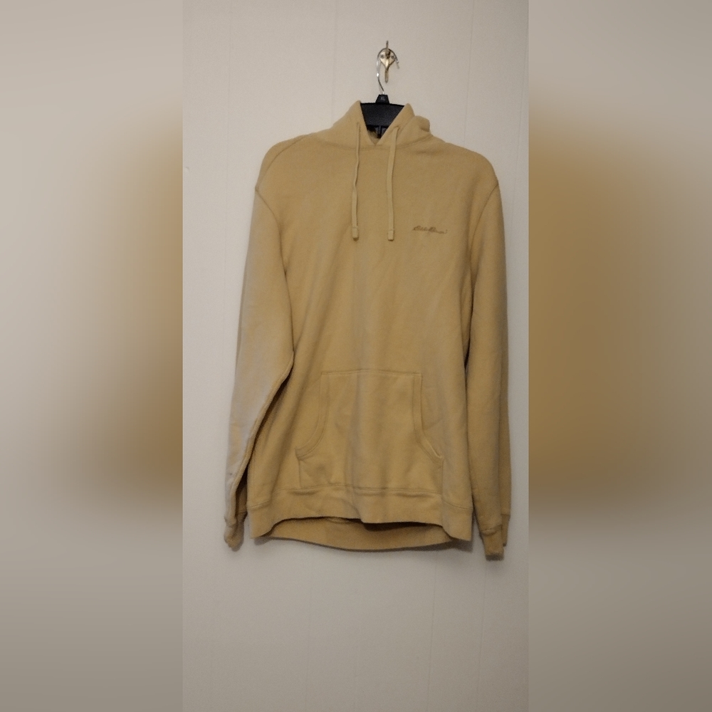 Eddie Bauer sweatshirt Large Tall Soft yellow